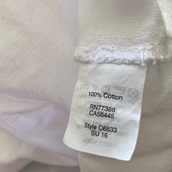 MADEWELL WHITE OFF THE SHOULDER SUMMER BLOUSE SIZE XXS - Picture 3 of 3